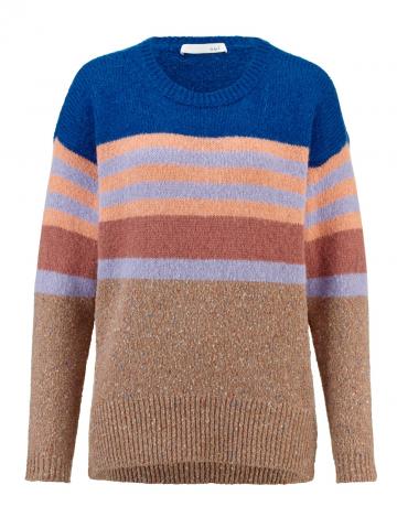 Пуловер с круглым вырезом