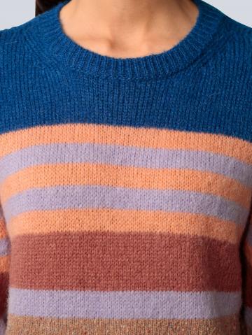 Пуловер с круглым вырезом