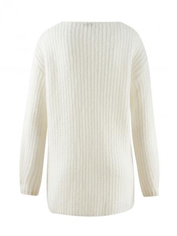 Длинная вязаная кофта