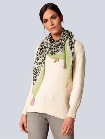 Пуловер с круглым вырезом