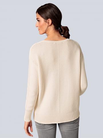 Пуловер с круглым вырезом