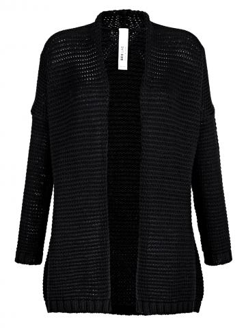 Длинная вязаная кофта