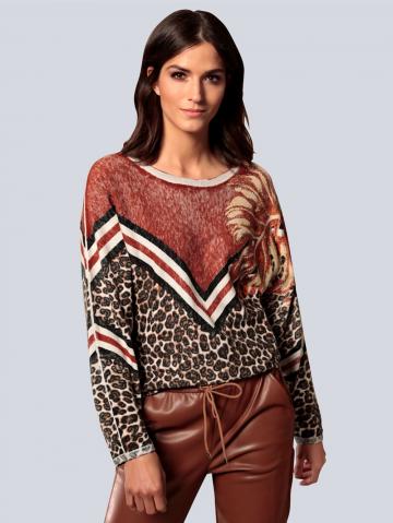 Пуловер с круглым вырезом