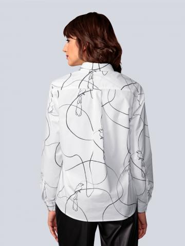 Блузка с длинным рукавом