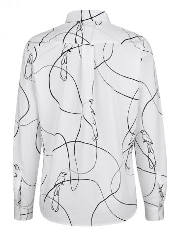 Блузка с длинным рукавом