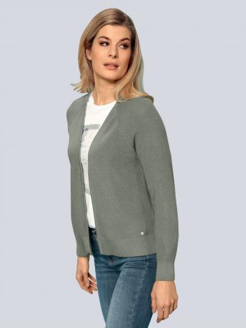 Длинная вязаная кофта