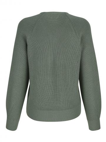 Длинная вязаная кофта