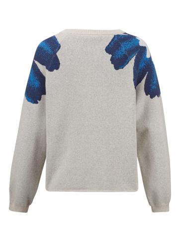 Пуловер с круглым вырезом