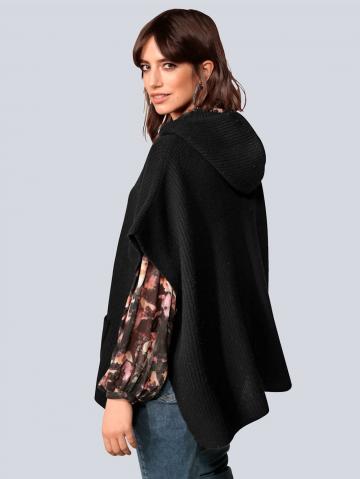 Длинная вязаная кофта