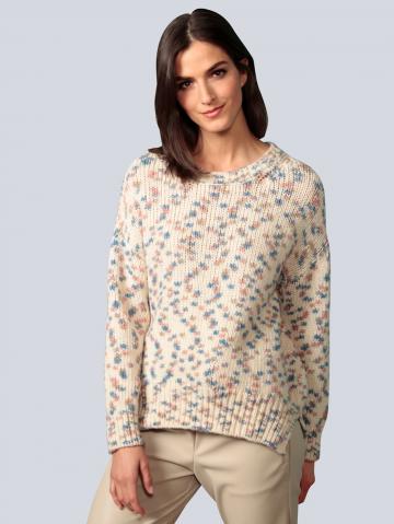 Пуловер с круглым вырезом