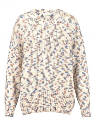 Пуловер с круглым вырезом