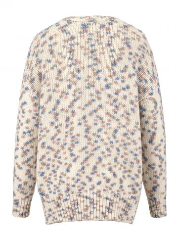 Пуловер с круглым вырезом