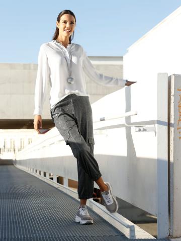 Блузка с длинным рукавом