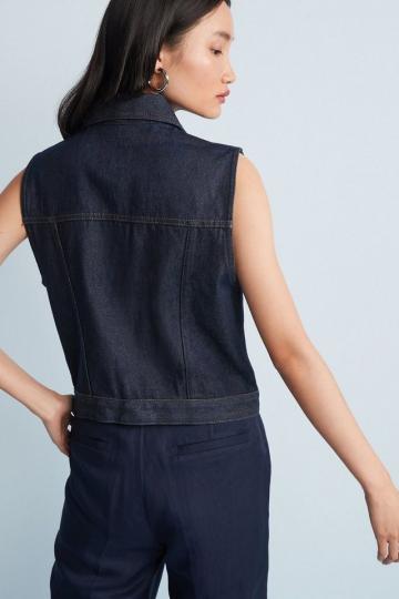 Джинсовая жилетка