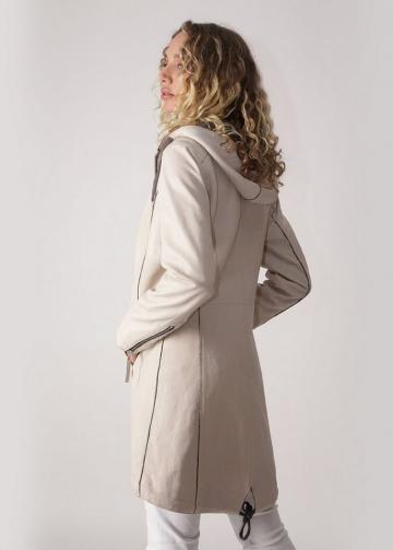 Кожаное пальто