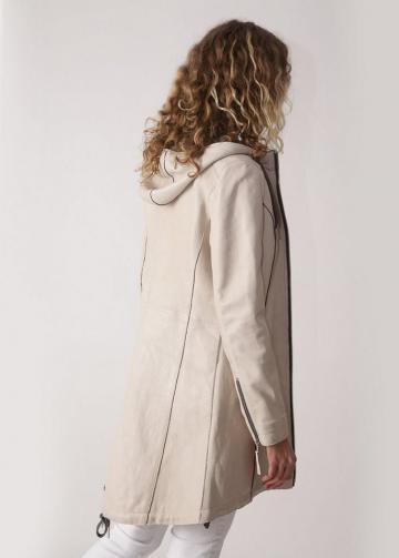 Кожаное пальто