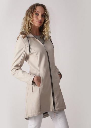 Кожаное пальто