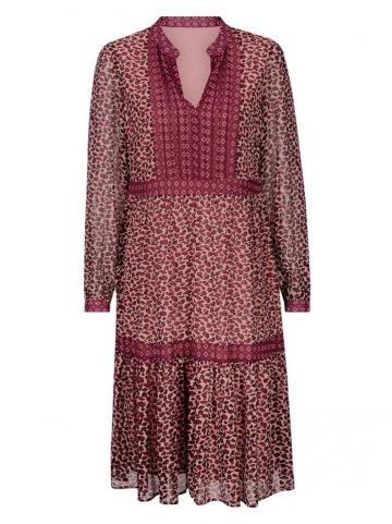 Платье с узором 