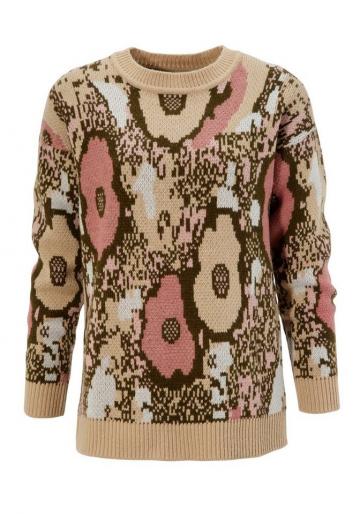 Вязаный пуловер