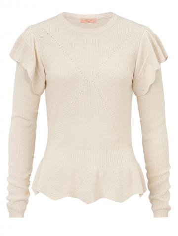 Вязаный пуловер