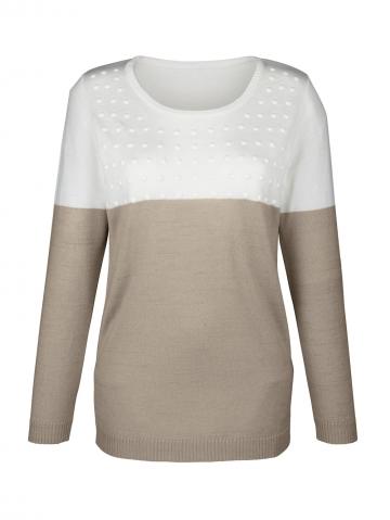 Вязаный пуловер