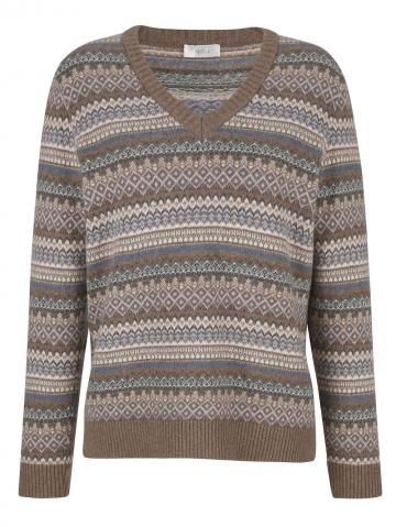 Вязаный пуловер