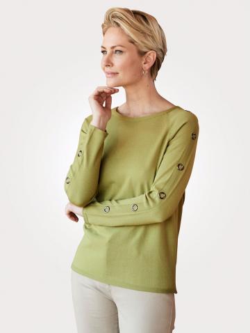 Вязаный пуловер