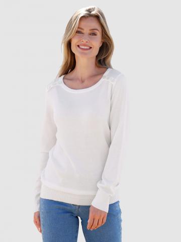 Вязаный пуловер