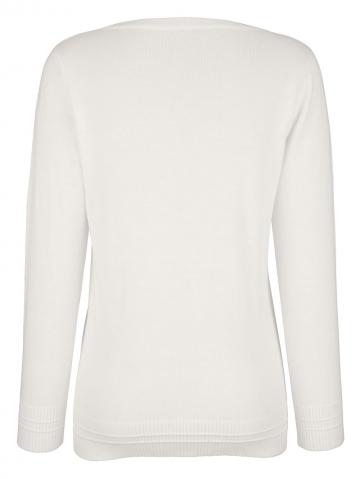 Вязаный пуловер