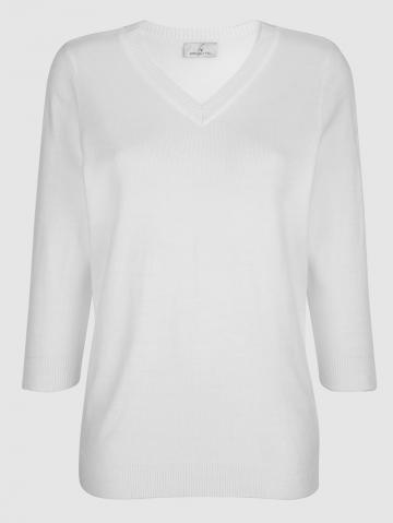 Вязаный пуловер