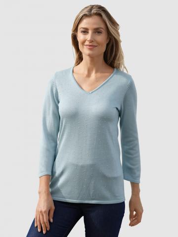 Вязаный пуловер