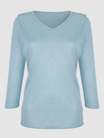 Вязаный пуловер