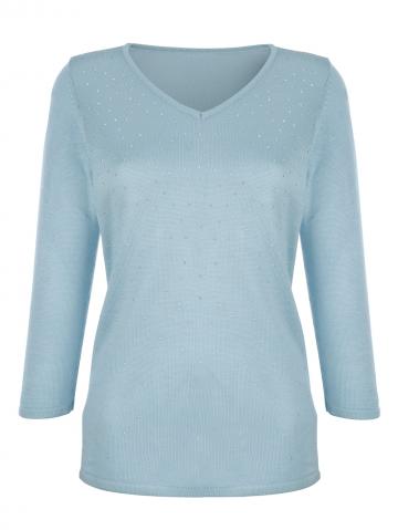 Вязаный пуловер