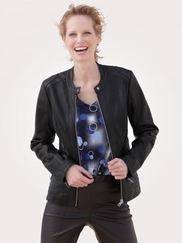 Куртка из искусственной кожи