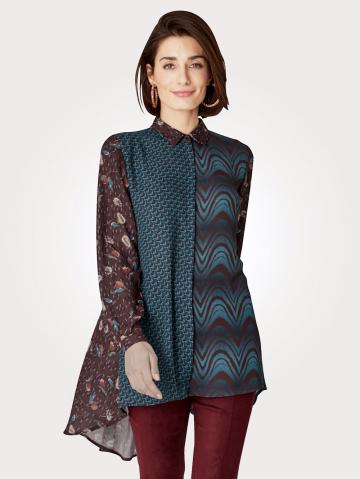 Длинная блузка