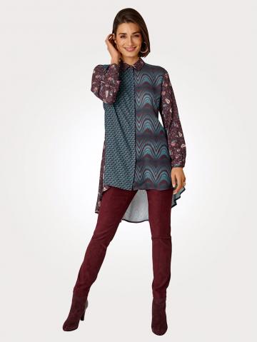 Длинная блузка