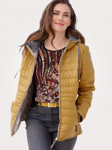 Куртка из искусственной кожи