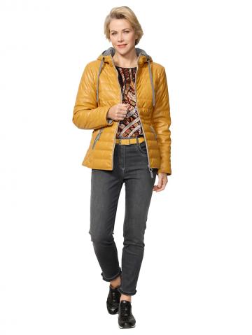 Куртка из искусственной кожи