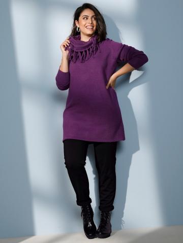 Вязаный пуловер