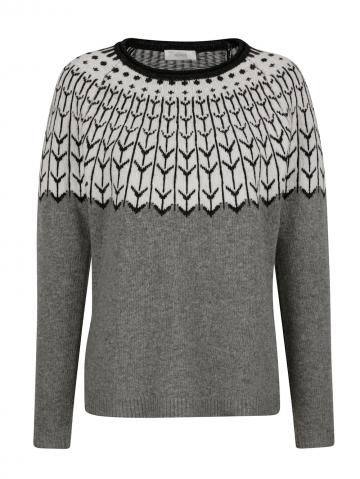 Вязаный пуловер