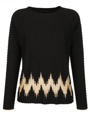 Вязаный пуловер