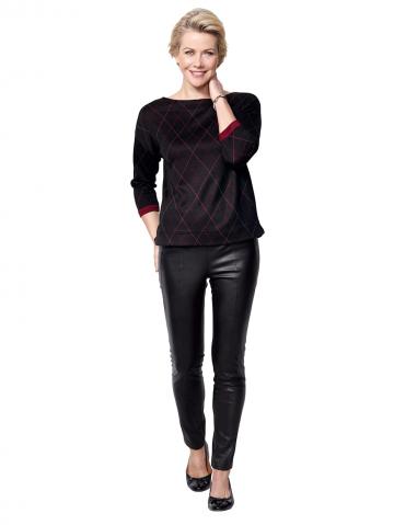 Вязаный пуловер