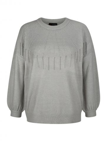 Вязаный пуловер