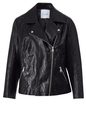 Куртка из искусственной кожи