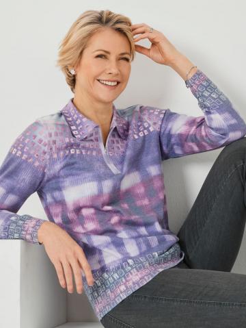 Вязаный пуловер