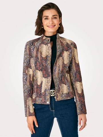 Куртка из искусственной кожи