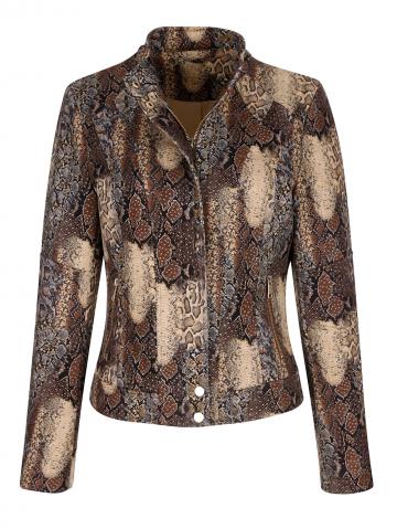 Куртка из искусственной кожи