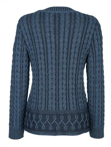 Вязаный пуловер