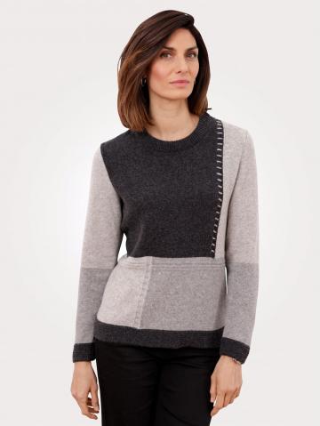 Вязаный пуловер