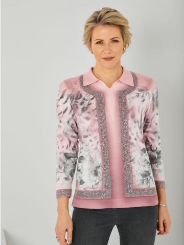 Вязаный пуловер